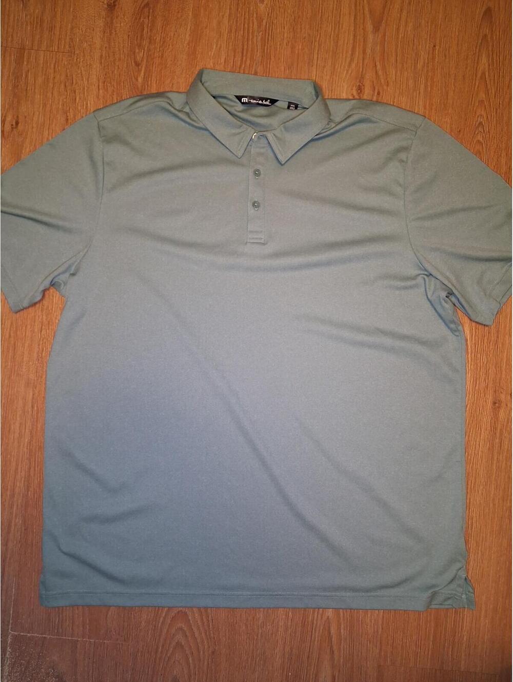 Travis Mathew Golf Polo Shirt Mens XXXL Green